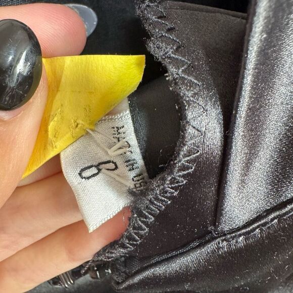 Scott McClintock for Gunne Sax black and pink formal dress - Picture 10 of 10